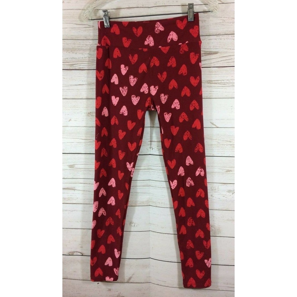LULAROE one size Heart Leggings